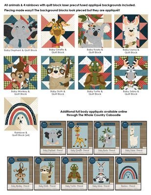 Henry Glass - Our Greatest Gift Applique Quilt Precut Pack - KIT - Did Someone Say Fabric