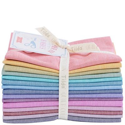 Tilda- Chambray Fat Quarter Bundle- 15 pcs.