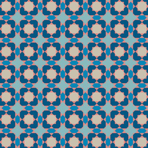 AGF - Poolside Tile, Blue - Did Someone Say FabricYard