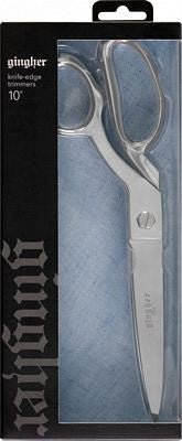 Gingher 10” Knife Edge Bent Scissors - Did Someone Say Fabric